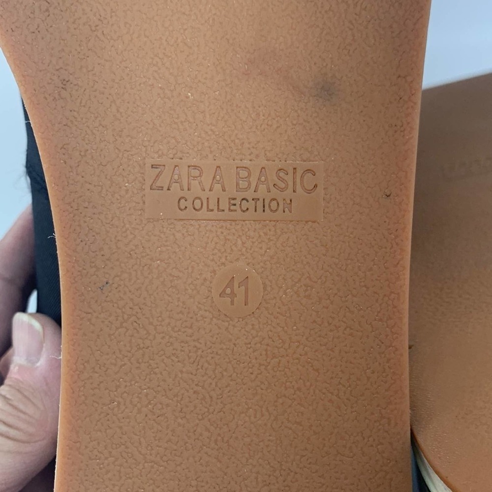 Zara Basic Collection Platform Lace Up Sneaker Wo… - image 6